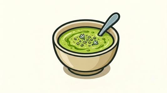 Bärlauch-Erbsen-Cremesuppe